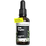 natural elements Zink Tropfen - 100ml - 15mg pro Tagesdosis - Premium:...