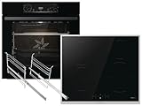 Gorenje Set Black Pepper SIB - Backofen BOS6737E13BG + Induktionskochfeld...