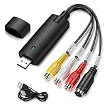 tlidfgeo USB 2.0 Audio Video Grabber, Audio Video Grabber Konverter, Video...