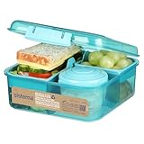 Sistema Bento Box Ocean Bound Plastic Brotdose mit Fächern | 1,25 L...