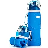 Kemier kollabierbare Silikon-Wasserflaschen-750ML, Medizinische Qualität,...
