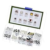 KAHDGSS Drucktastenschalter, 250 Stück, 10 Typen, für PCB-Projekte,...