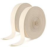 NEUSID Baumwoll Schrägband 40m, 2 Rolle Baumwollband 20mm Nahtband...