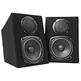 Fenton DMS40 Regallautsprecher Passiv, Studio Monitor Set, 200 Watt, DJ...