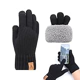Vernerth Handschuhe Herren – Warme Winterhandschuhe mit Fleece-Futter,...