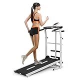 Homelikesport Manuelles Laufband ohne Strom Laufen Trainingsgerät 110 x 45...