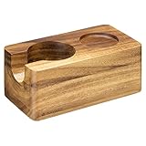 Navaris Tamperstation 51mm aus Akazienholz - Holz Tamper Station für...