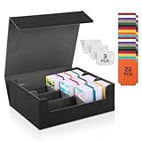 talifoca Sammelkarten-Aufbewahrungsbox für 1800+ Karten, MTG Deck Box...
