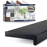 TJ Fensterbank Innen I 10 x 100 cm I Anthrazit I hochwertige PVC...