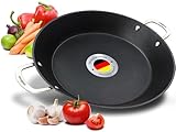 endusor Paella Pfanne INDUKTION Ø 38cm mit Antihaft-Beschichtung | 6-8...