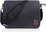 TRAVANDO Laptoptasche 14-16 Zoll Laptop Tasche Herren Umhängetasche Canvas...