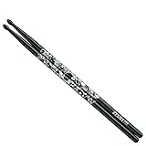 Tama 5B Sticks O5B-S-BS 'Skull', Schwarz, silberner Druck