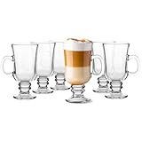 Glasmark Krosno Gläser 6er Set 0,2 Liter Kaffeegläser Teegläser Kaffee...