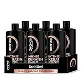 Syoss Keratin Shampoo für krauses und trockenes Haar, 6 Stück à 440 ml,...