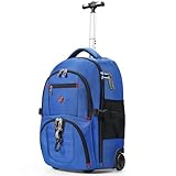 star cloud 21x14x9 Trolley Rucksack mit Rollen - Wasserdicht, 17,3'...