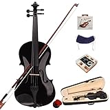 Bonnlo Violinenset in 4/4-Größe für Anfänger/Erwachsene/Kinder, Geige...