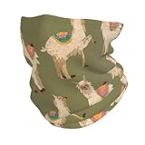 WYCZHY Alpaka Gesichtsmaske Windschutz Nackenwärmer Multifunktionstuch...