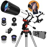 MEEZAA Teleskop, Teleskope für Erwachsene Astronomie Profi, 90mm Blende...
