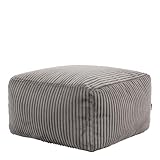 Icon Amara Hocker, Dunkelgrau, Flauschiger Cord Stoff, Sitzsack Cord,...