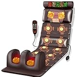 MOCHO® Massagematte mit Wärmefunktion Massageliege Ganzkörpermassage...