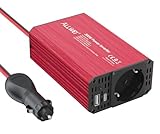 ALLWEI 300W Wechselrichter 12V auf 230V Spannungswandler, Stromwandler mit...