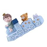 OSOLADY Schöne Zug Dekoration für Geburtstagstorte Eisenbahn Spielzeug...