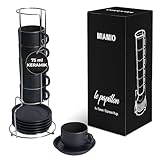 MIAMIO - 6 x 75 ml Espressotassen Set/Espresso Tassen Set mit Untertasse &...