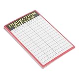 HAPINARY 20 Blatt Prüfprotokollkarte für Inventartransport...