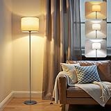 AmazeFun LED Stehlampe Dimmbar, 156cm Stehlampe Wohnzimmer mit Beigen...