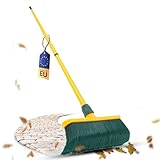 Novaliv Krallenbesen Set 40 cm Kunststoff mit Teleskopstiel gebogenen...