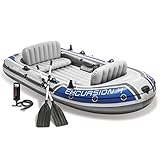 Intex Excursion 4 Set Schlauchboot - 315 x 165 x 43 cm - 3-teilig -...