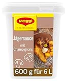 Maggi Jäger-Sauce mit Champignons, vegan, 1er Pack (1 x 600g Gastro Box)