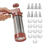 Kekspresse-Set – Küchenutensilien aus Edelstahl, Keksmaschine und...