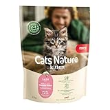 MERA Cats Nature Lachs Premium Kitten Trockenfutter für Katzen 400g |...