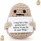 SUCETOY Plushies Positive Kartoffel, positive Kartoffel, gestrickt mit...