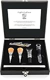 Laguiole Style de Vie Korkenzieher-set, Sommelier-set, 6-teilig, Eichenholz