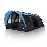 your GEAR Zelt Bora - Tunnelzelt für 5 Personen, UV 50+ Familienzelt,...