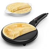 SNAILAR Crepes Maker, Elektrischer CrêpeMaker mit Griff,...