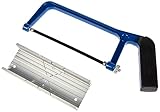 Werkzeyt Schneidladen-Set Alu 2-teilig - blau/schwarz - Allzwecksäge mit...