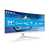 Philips Evnia 34M2C5501A - 34 Zoll WQHD Curved Gaming Monitor, 180 Hz, 1...