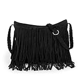 Adistylinno Fringe Crossbody Handbag Damen, große Quasten Damen...