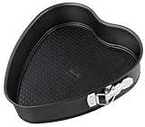 Zenker Herzspringform 24 x 28 cm PURE, Kuchenform mit Flachboden für...
