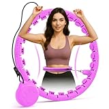 JLoibao Smart Hula Hoop Reifen Erwachsene Zum Abnehmen, 24-Stufiger...