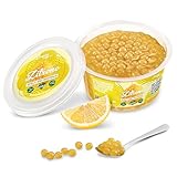 INSPIRE FOOD Bubble Tea Perlen Zitrone für Bubble Tea | Popping boba...