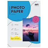 PPD 50 x A4 Inkjet Premium Fotopapier 180g Hochglänzend, Sofort Trocken...