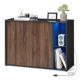 SONGMICS HOME Sideboard, Toolless-Technologie, superschnelle werkzeuglose...