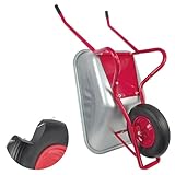 Matrix Schubkarre Profi 100l Liter 250 kg mit zusätzlichem Bodenblech...