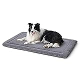 BEDSURE waschbar Hundematte mittelgroße Hunde - 91x60cm Hundekissen...