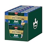 Jacobs 2in1 Classic, Instant Kaffee Sticks, löslicher Bohnenkaffee mit...