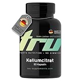 Kaliumcitrat 900mg - 90 Kapseln - Hochdosiert - 900mg Kalium pro Tag - TRU...